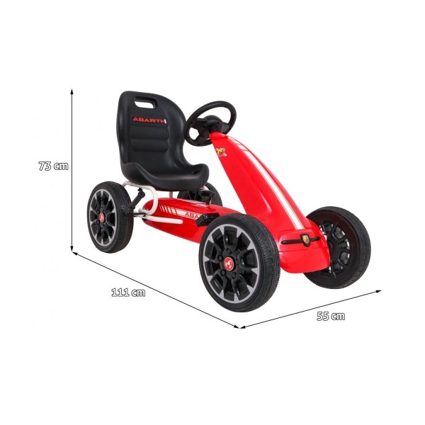 Веломобіль Abarth GoKart, червоний