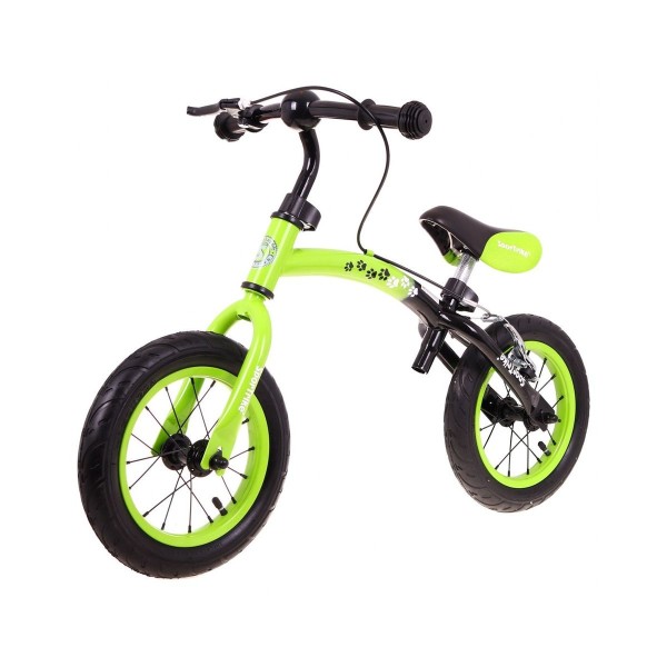 Біговел з реверсною рамою SporTrike Boomerang, зелений