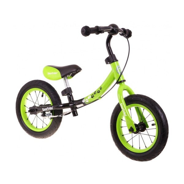Біговел з реверсною рамою SporTrike Boomerang, зелений