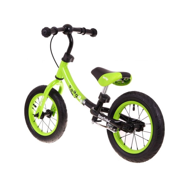 Біговел з реверсною рамою SporTrike Boomerang, зелений