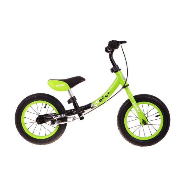 Біговел з реверсною рамою SporTrike Boomerang, зелений