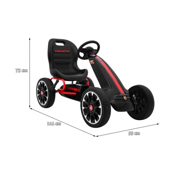 Веломобіль Abarth GoKart, чорний