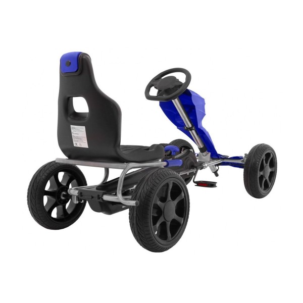 Веломобіль з колесами EVA Ramiz GoKart Grand Ride, блакитний + Koła EVA