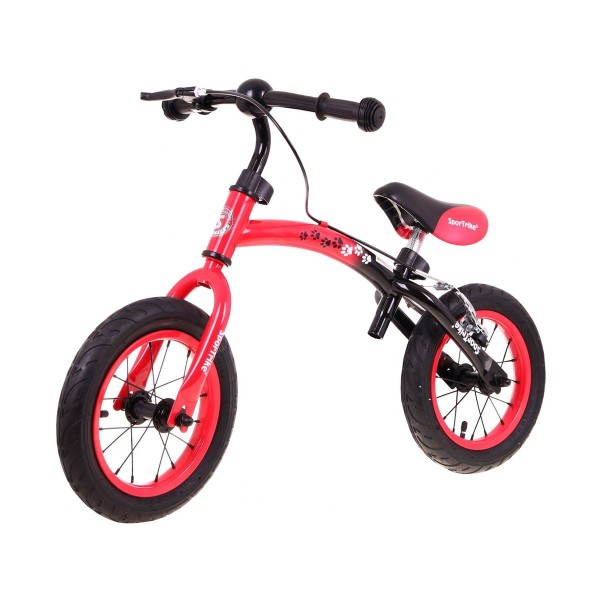Біговел з реверсною рамою SporTrike Boomerang, червоний