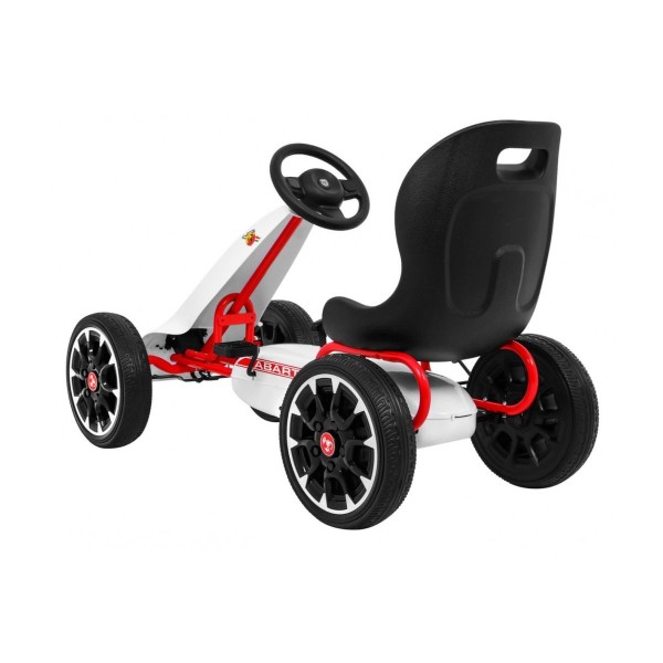 Веломобіль Abarth GoKart, білий