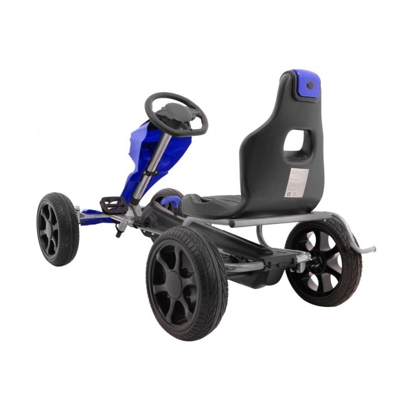 Веломобіль з колесами EVA Ramiz GoKart Grand Ride, блакитний + Koła EVA