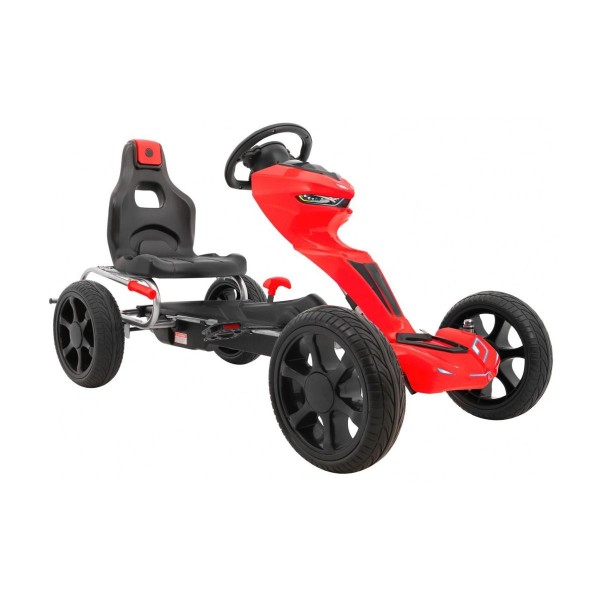 Веломобіль з колесами EVA Ramiz GoKart Grand Ride, червоний