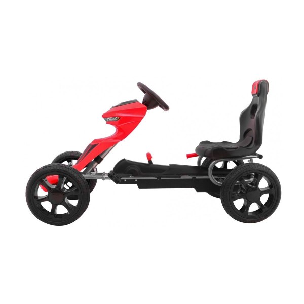 Веломобіль з колесами EVA Ramiz GoKart Grand Ride, червоний