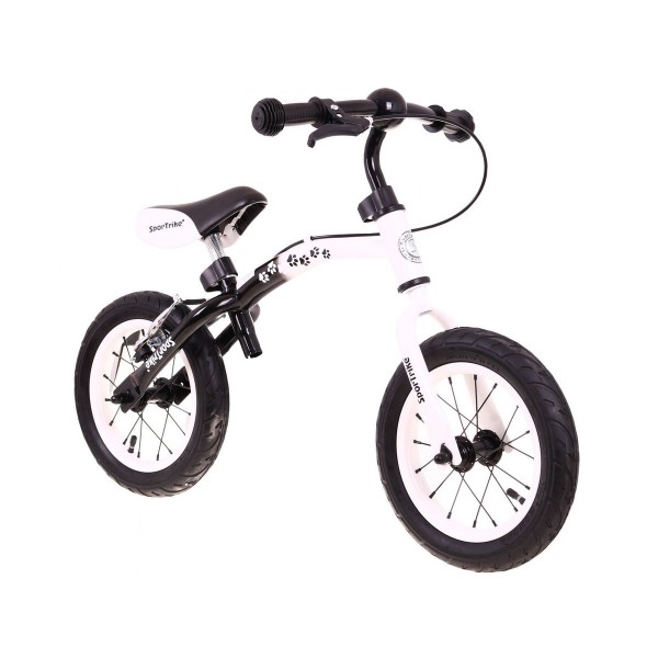 Біговел з реверсною рамою SporTrike Boomerang, білий