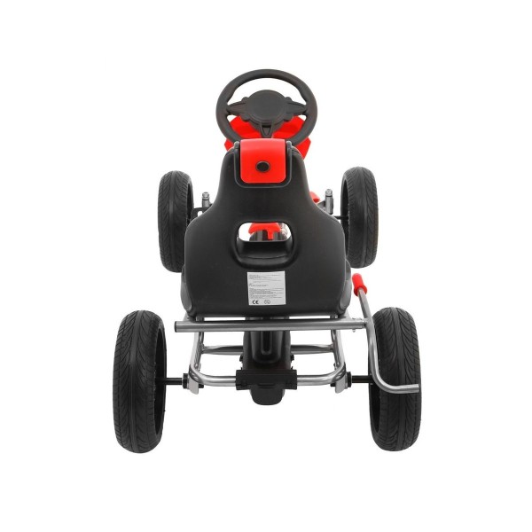 Веломобіль з колесами EVA Ramiz GoKart Grand Ride, червоний