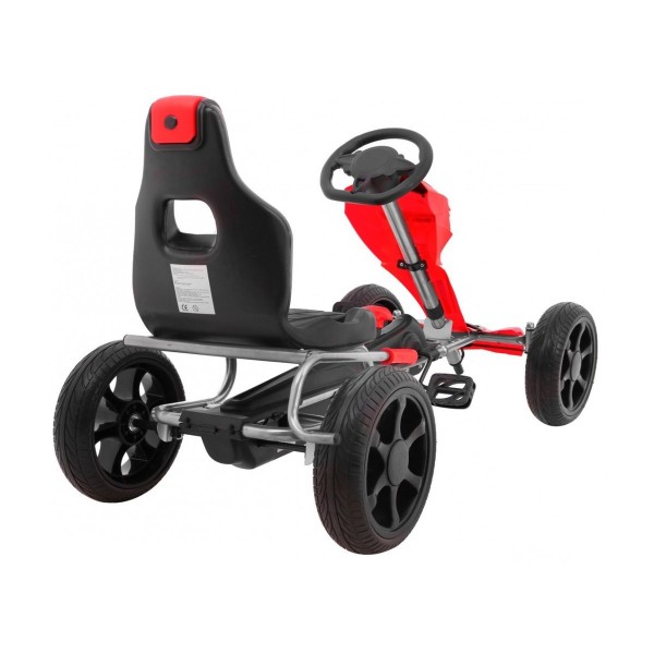 Веломобіль з колесами EVA Ramiz GoKart Grand Ride, червоний