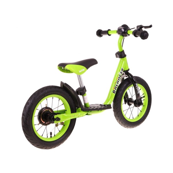 Біговел з надувними шинами SporTrike Balancer, зелений