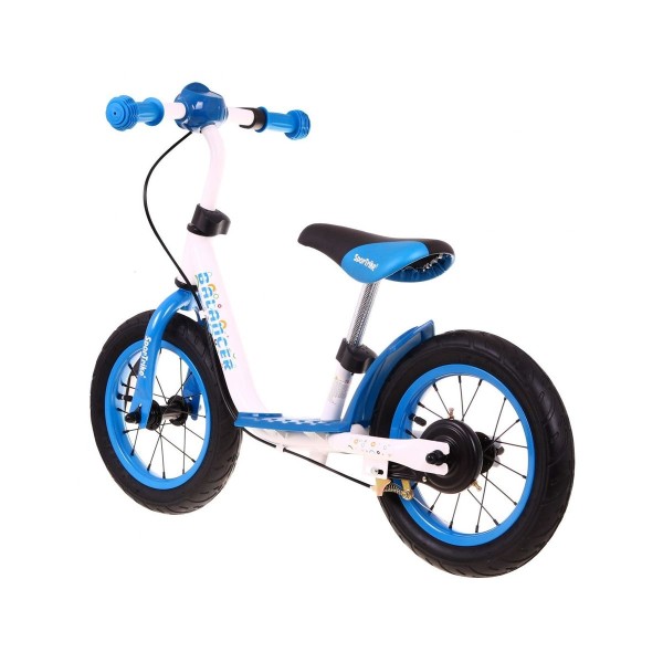 Біговел з надувними шинами SporTrike Balancer, синій