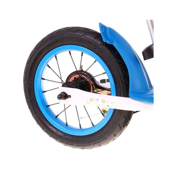 Біговел з надувними шинами SporTrike Balancer, синій