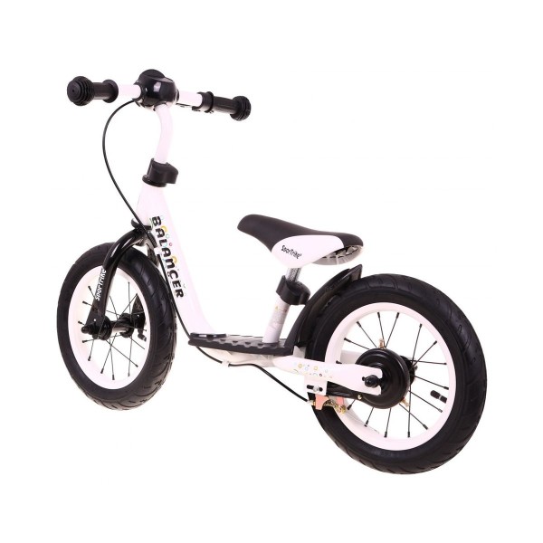 Біговел з надувними шинами SporTrike Balancer, білий