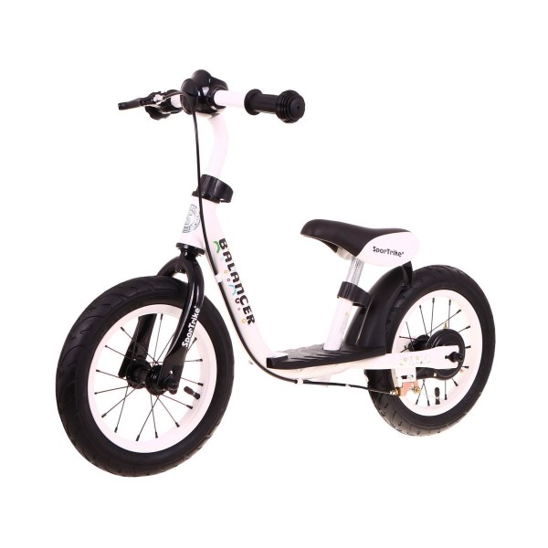 Біговел з надувними шинами SporTrike Balancer, білий