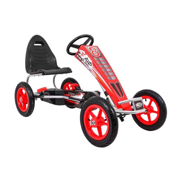 Веломобіль Ramiz GoKart GoKart Full Ahead AIR, червоний
