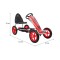 Веломобіль Ramiz GoKart GoKart Full Ahead AIR, червоний