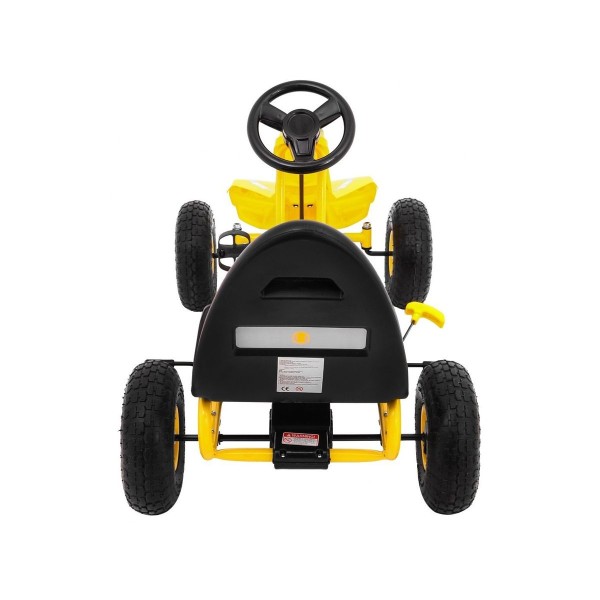 Веломобіль з надувними колесами Ramiz GoKart Champion, жовтий