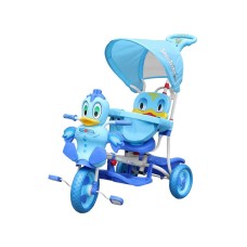 3-колісний дитячий велосипед-візок SporTrike з качкою, блакитний
