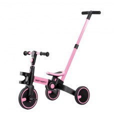 Дитячий триколісний велосипед 3в1 Sportrike Happy Bike, рожевий