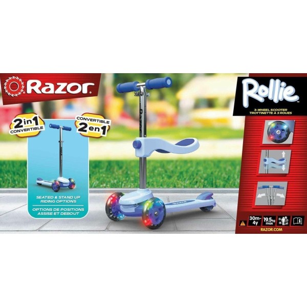 Самокат 2в1 Razor Rollie Blue - (20073648)