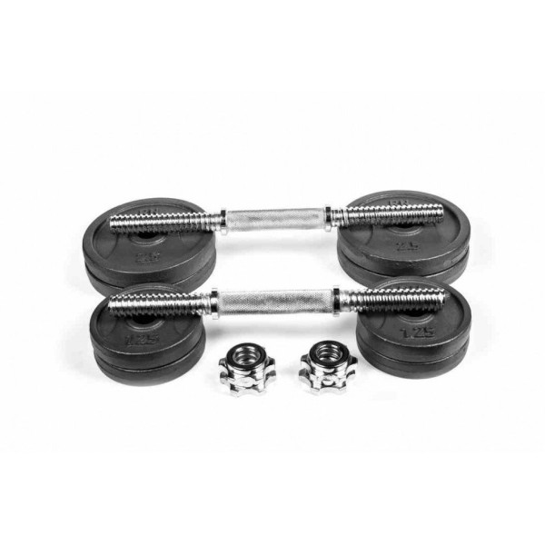 Гантелі набірні металеві RN-Sport 2x8,5кг