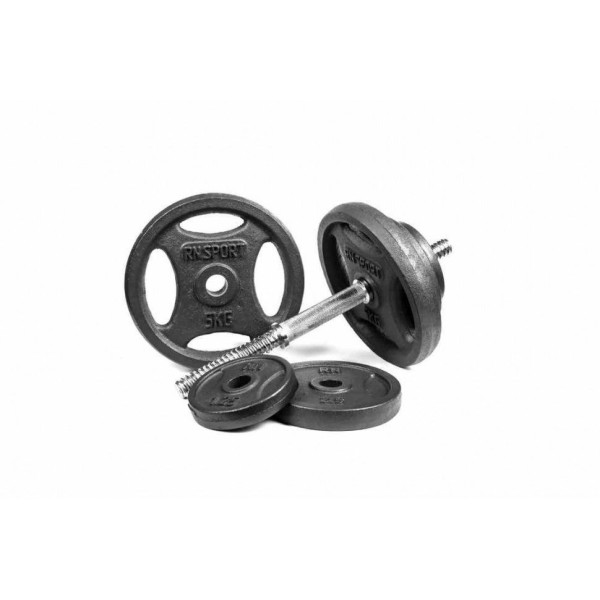 Гантелі набірні металеві RN-Sport 2x18,5кг