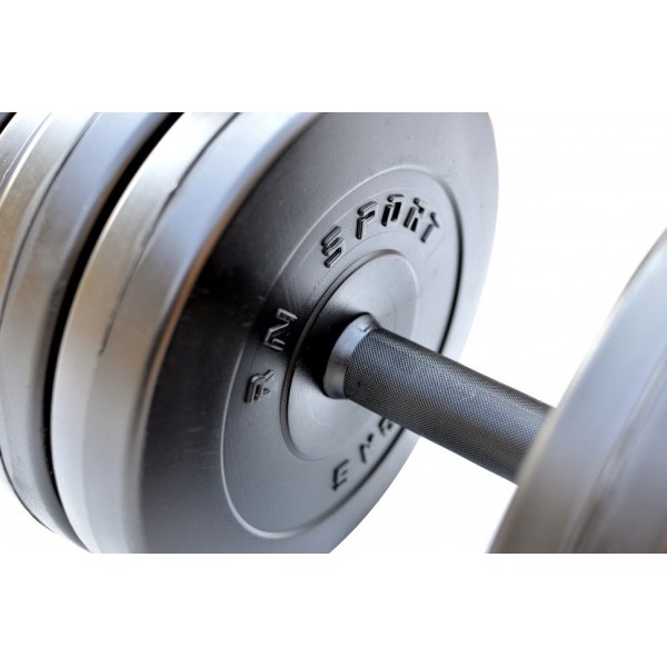 Гантель StrongMan 31кг від RN-Sport + розширювач грифа