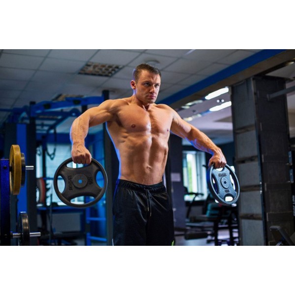 Диск RN-Sport 15кг під гриф Ø25мм для штанги з Quatro хватом