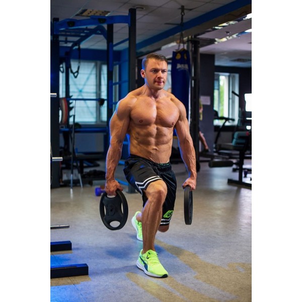 Диск RN-Sport 15кг під гриф Ø25мм для штанги з Quatro хватом