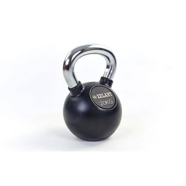 Гиря обгумована з хромованою ручкою 20 кг York ТА-5162-20