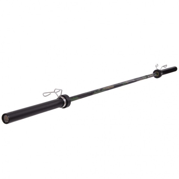 Професійна штанга RN-Sport з металевими дисками у порошковому фарбуванні 220 кг.