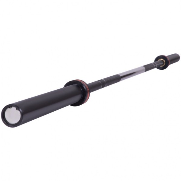 Професійна штанга RN-Sport з металевими дисками у порошковому фарбуванні 220 кг.