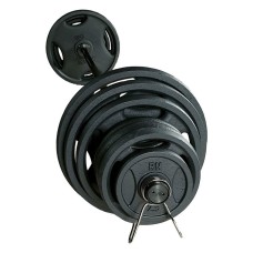 Олімпійська, металева штанга RN-Sport Quatro 145 кг