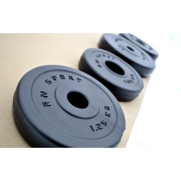 Набірні штанги та дві гантелі RN-Sport 160 кг + Рукавички