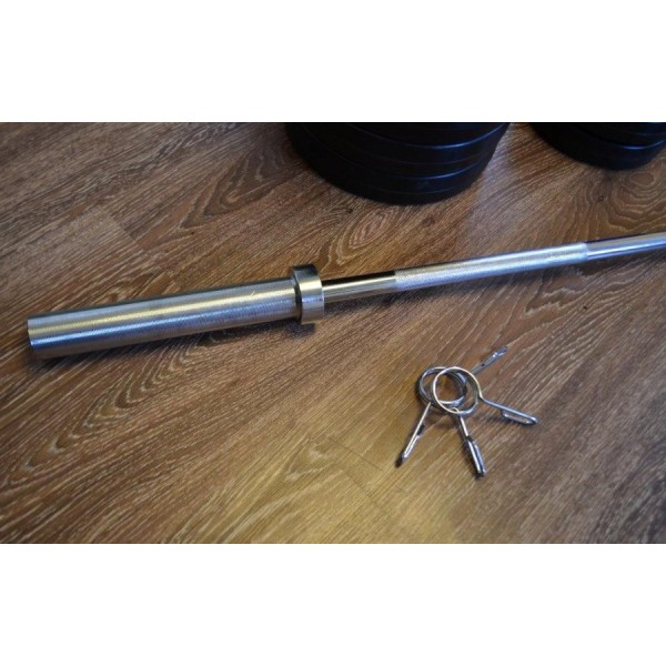 Штанга олімпійська 110 кг у пластиковій оболонці