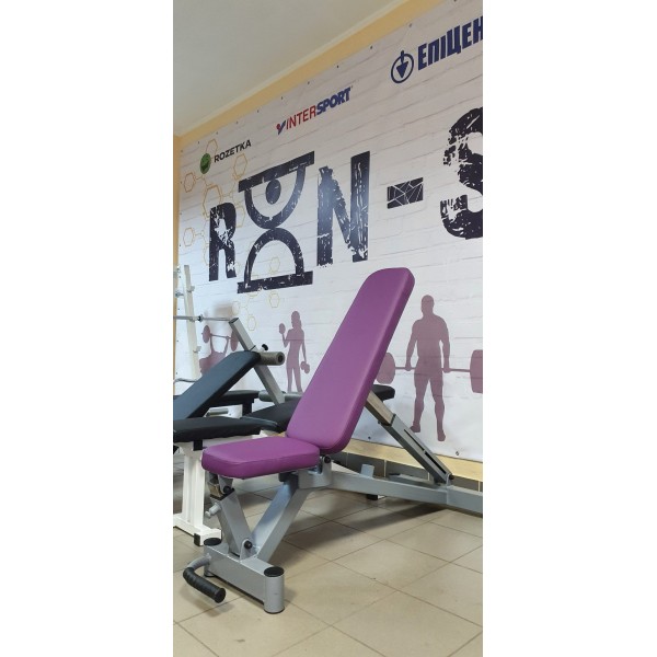 Проф серія! Лавка для жиму і стійки під штангу RN-Sport black rock