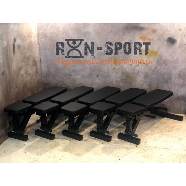 Лавка для жиму професійна RN-Sport black rock