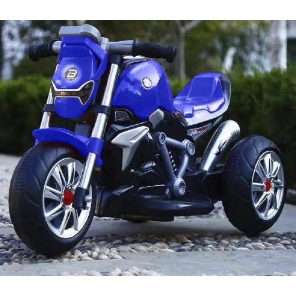 Дитячий електромотоцикл SPOKO M-3196 синій