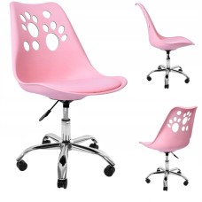 Крісло офісне, комп'ютерне Bonro B-881 DQ рожеве