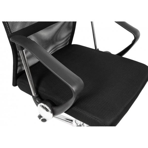 Крісло офісне Bonro Manager DQ чорне