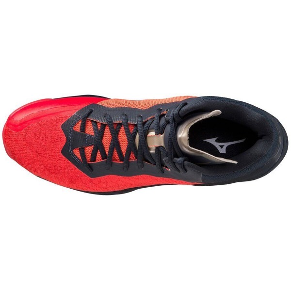 Взуття для гандболу Mizuno Wave Stealth NEO MID Ignition red