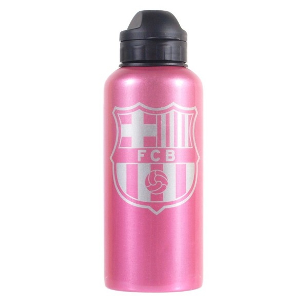 Пляшка ALU sport FCB Mujer 400мл рожева