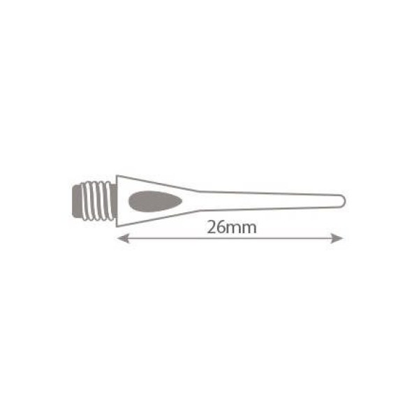 Наконечники для дротиків Softip Harrows Spare Dimple 100шт BOX
