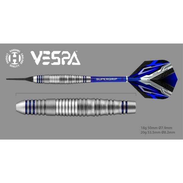 Дротики для дартсу Harrows Vespa Brass Softip