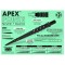Наконечники для дротиків Harrows APEX RIDGE срібні 3шт