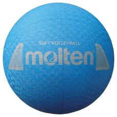 Волейбольний м’яч Molten S2Y1250-C Soft Volleyball гумовий блакитний