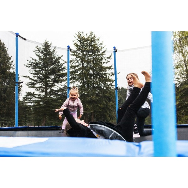 Батут садовий SoniFit PRO 427см 6 подвійні стійки