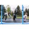 Батут садовий SoniFit PRO 487см 6 подвійні стійки